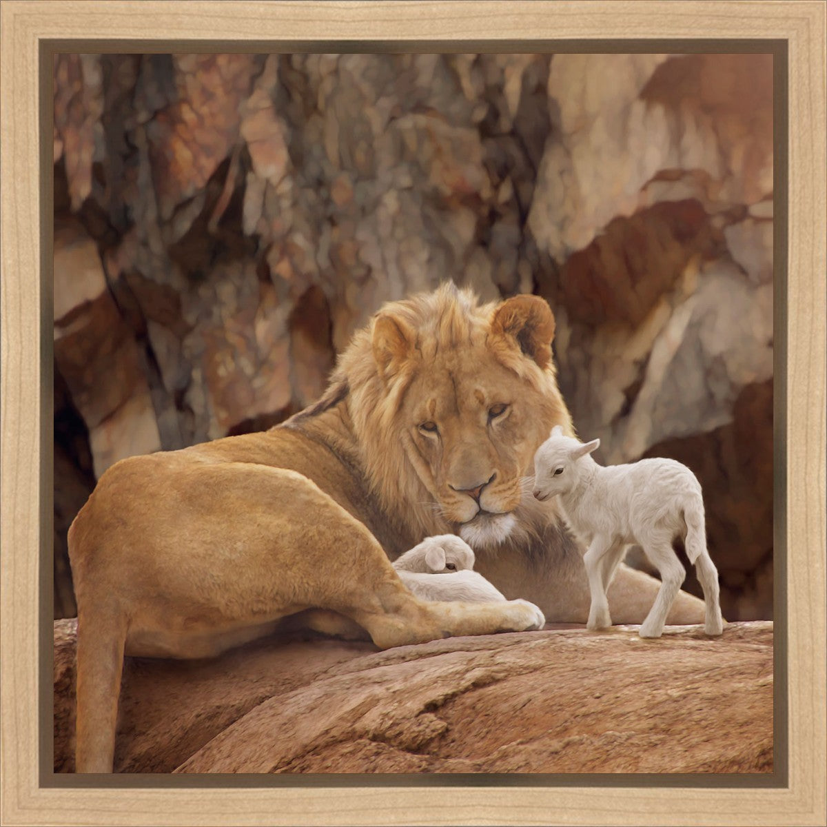 The Lion and The Lamb Gallery Wrap