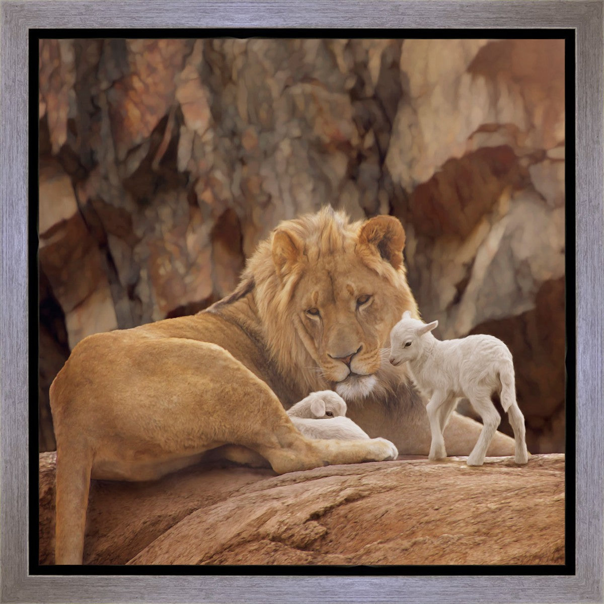 The Lion and The Lamb Gallery Wrap