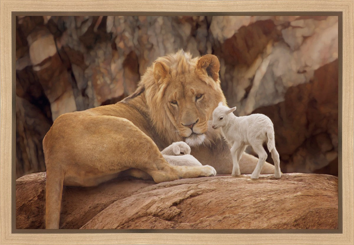 The Lion and The Lamb Gallery Wrap