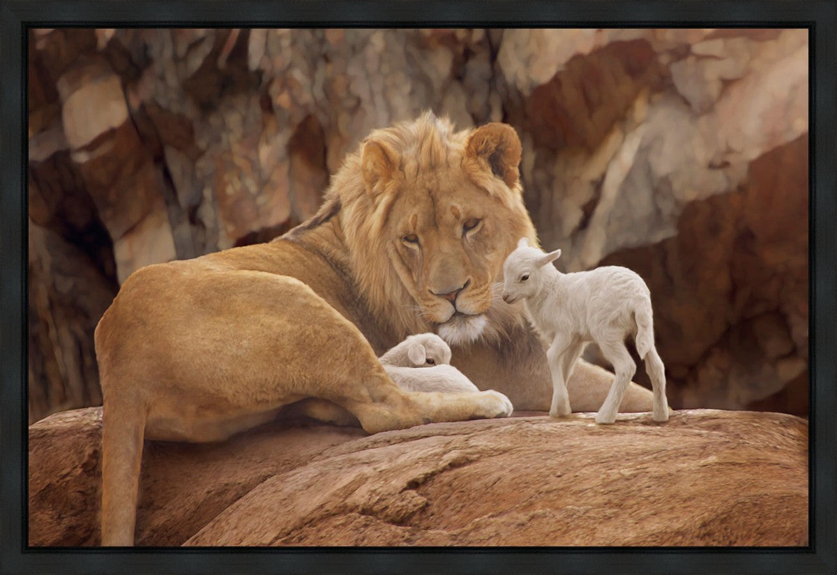The Lion and The Lamb Gallery Wrap
