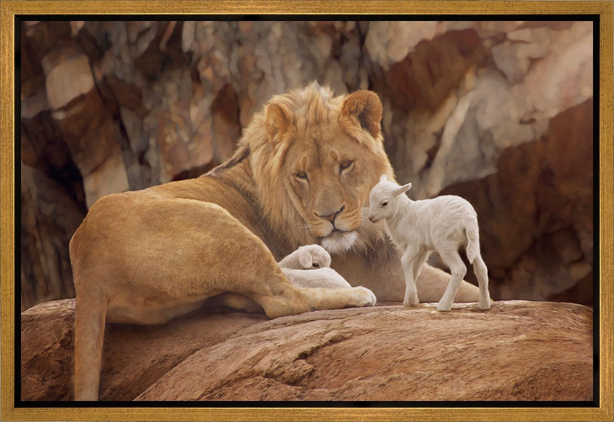 The Lion and The Lamb Gallery Wrap