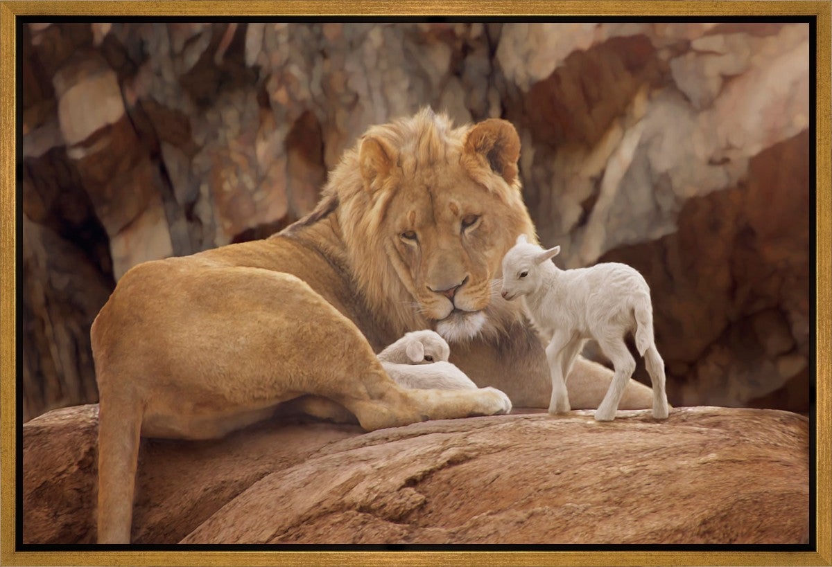 The Lion and The Lamb Gallery Wrap