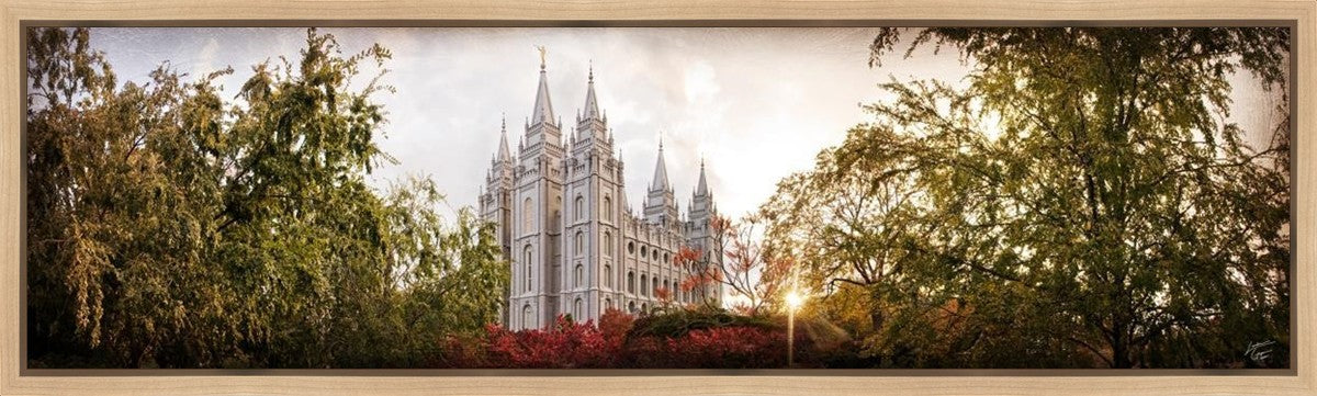 Salt Lake, the Day Dawn is Breaking Gallery Wrap