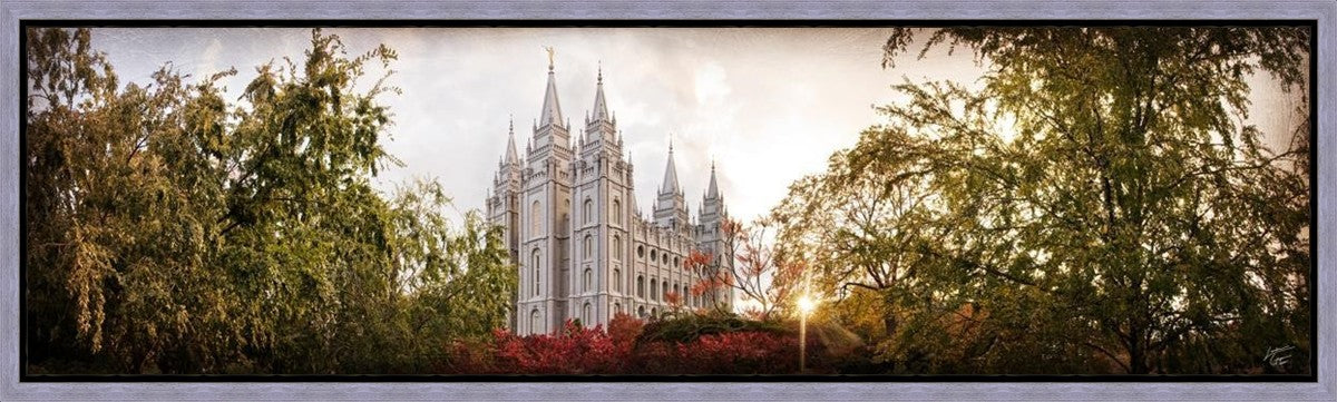 Salt Lake, the Day Dawn is Breaking Gallery Wrap