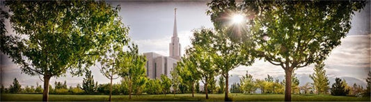 Oquirrh Mountain, the Day Dawn is Breaking Gallery Wrap