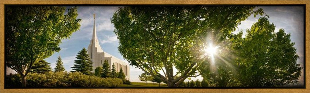 Rexburg, the Day Dawn is Breaking Gallery Wrap