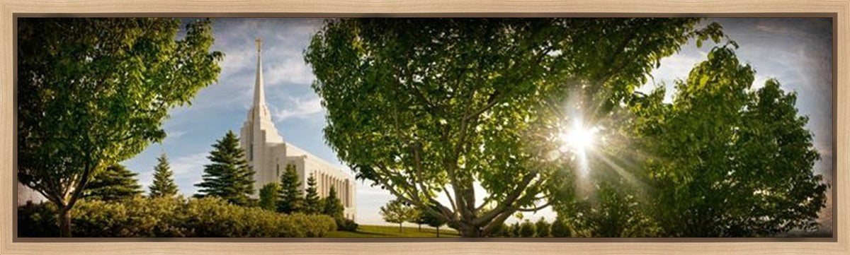 Rexburg, the Day Dawn is Breaking Gallery Wrap