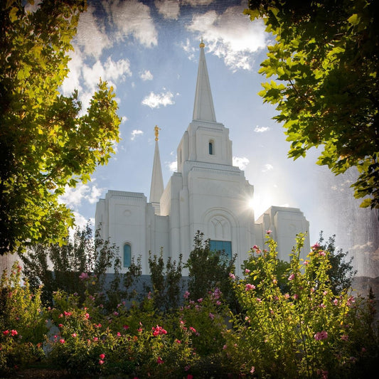 Brigham City Brightness and Glory Gallery Wrap
