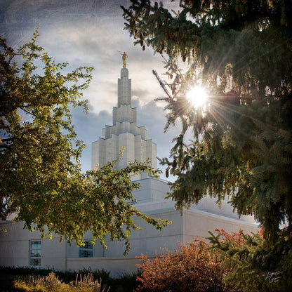 Idaho Falls Brightness and Glory Gallery Wrap