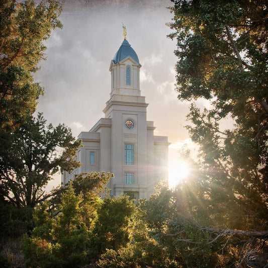 Cedar City Brightness and Glory Gallery Wrap