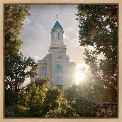 Cedar City Brightness and Glory Gallery Wrap