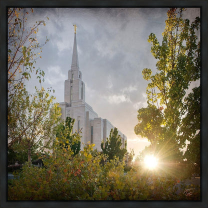 Oquirrh Mountain Brightness and Glory Gallery Wrap