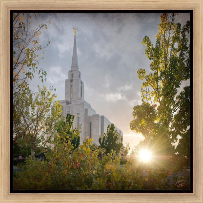 Oquirrh Mountain Brightness and Glory Gallery Wrap