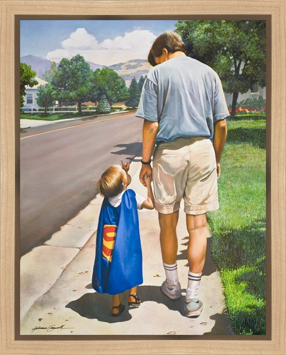 Even Superman Needs A Dad Gallery Wrap