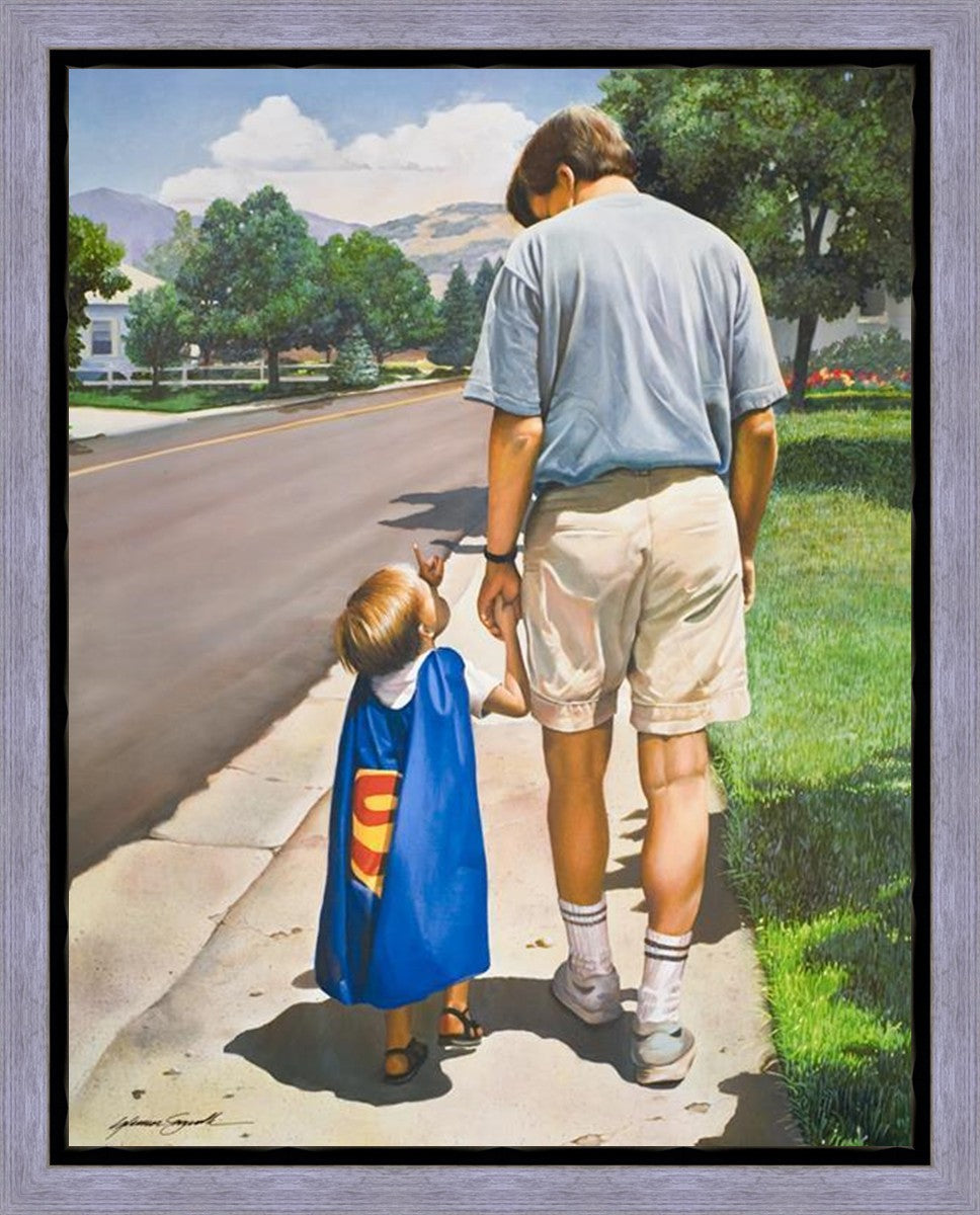Even Superman Needs A Dad Gallery Wrap