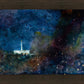Provo Temple a Pillar of Fire by Night