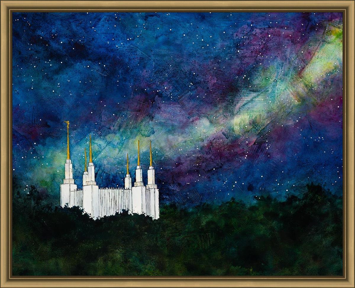 Washington DC Temple a Light on a Hill