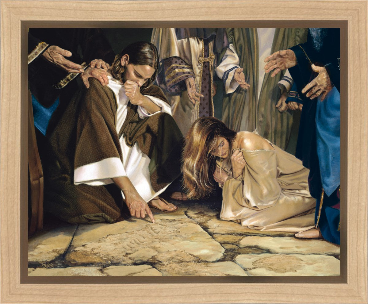He That Is Without Sin Gallery Wrap