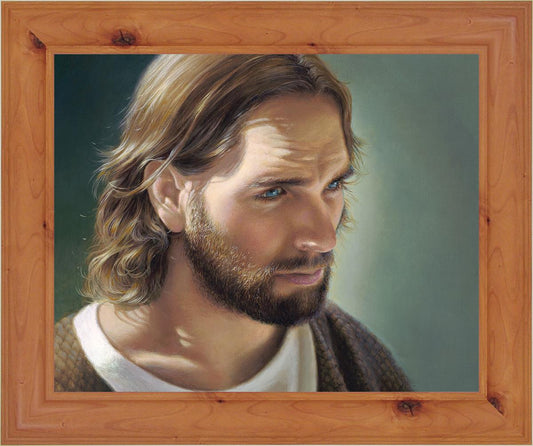 Prince of Peace is a painting that depicts the determination of Christ looking for the blind man He healed - Liz Lemon Swindle | Havenlight | latter-day saint artwork