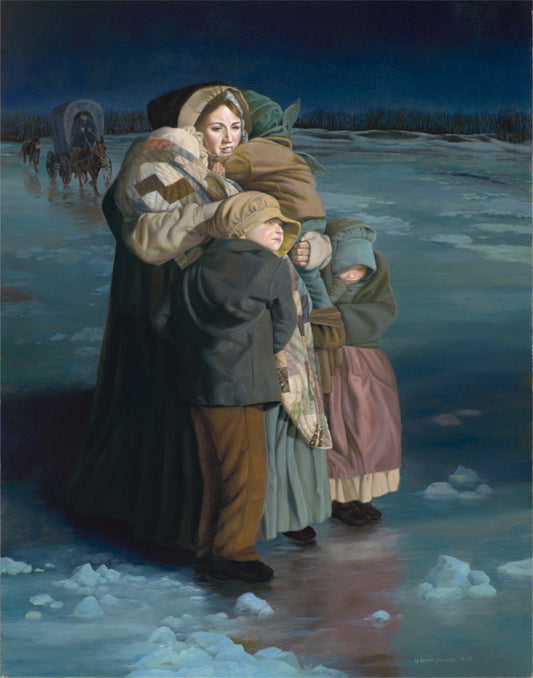 Of One Heart, Emma On The Ice Gallery Wrap