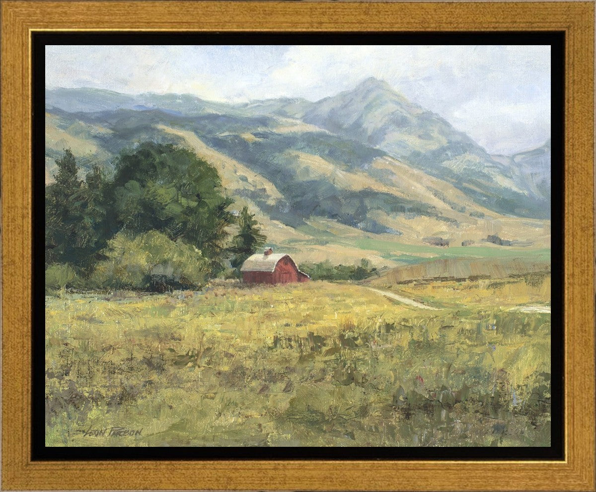 Red Barn in The Wilderness