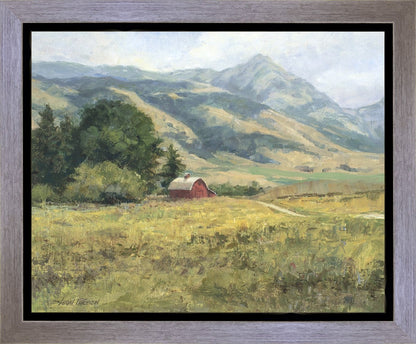 Red Barn in The Wilderness