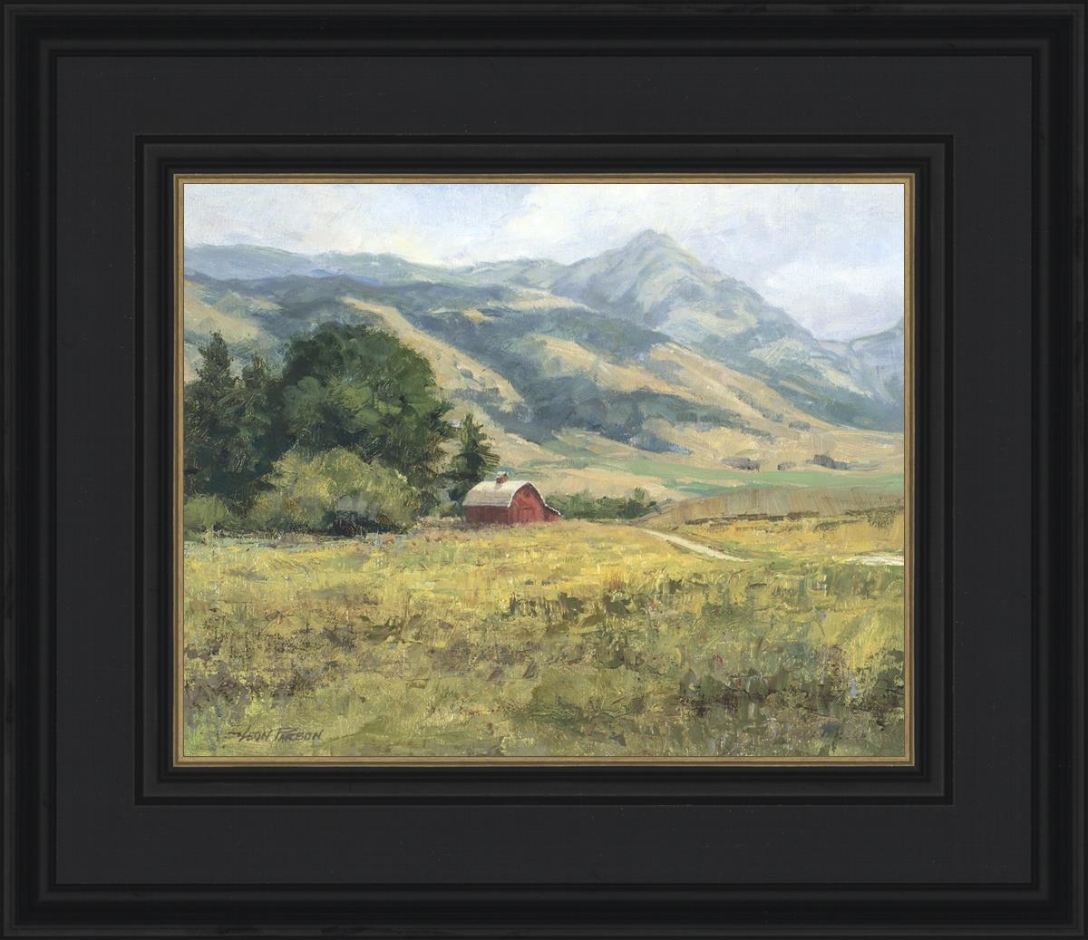 Red Barn in The Wilderness