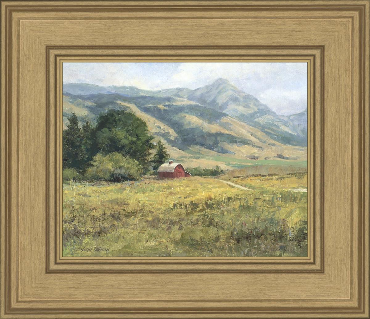 Red Barn in The Wilderness