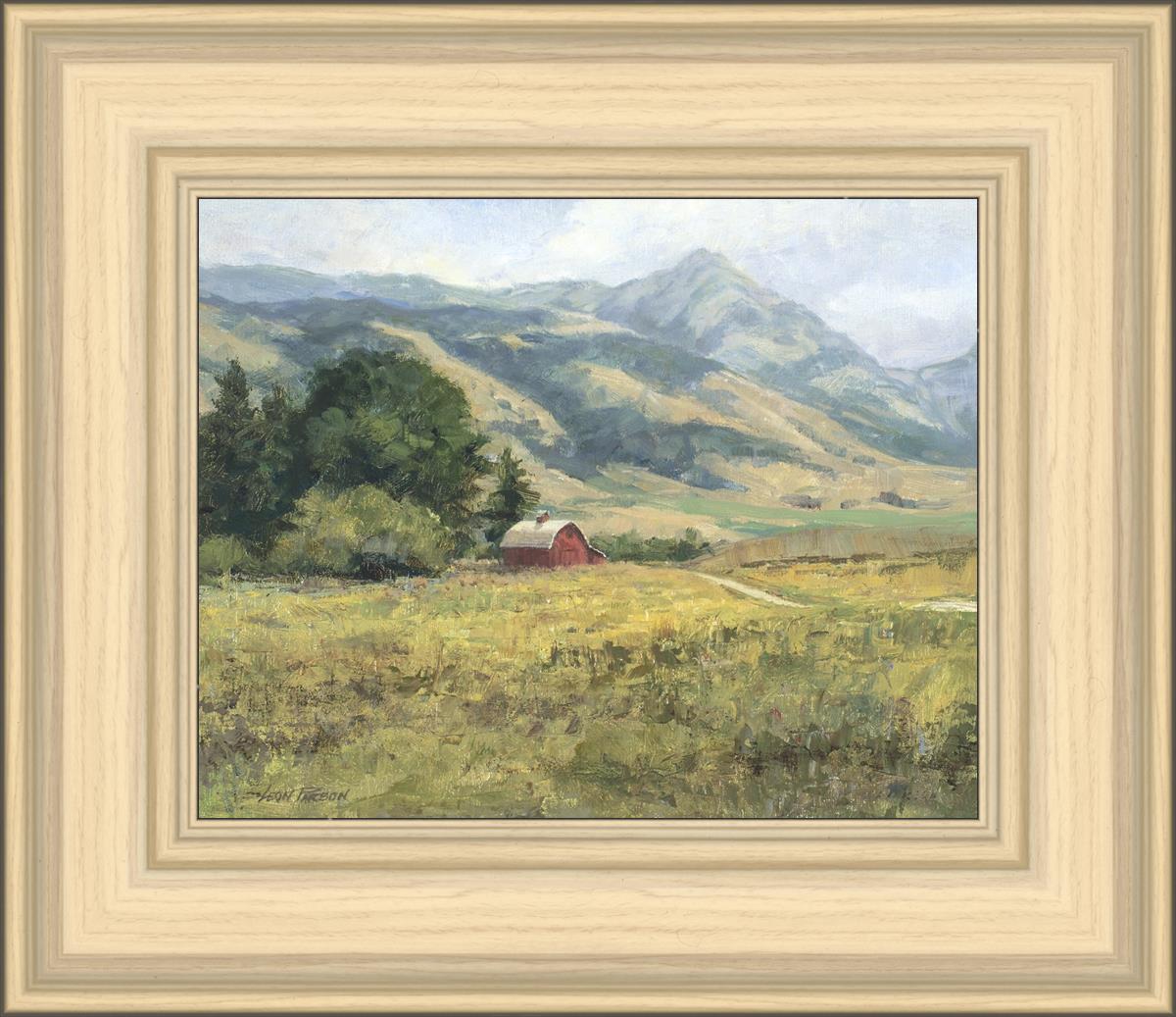 Red Barn in The Wilderness
