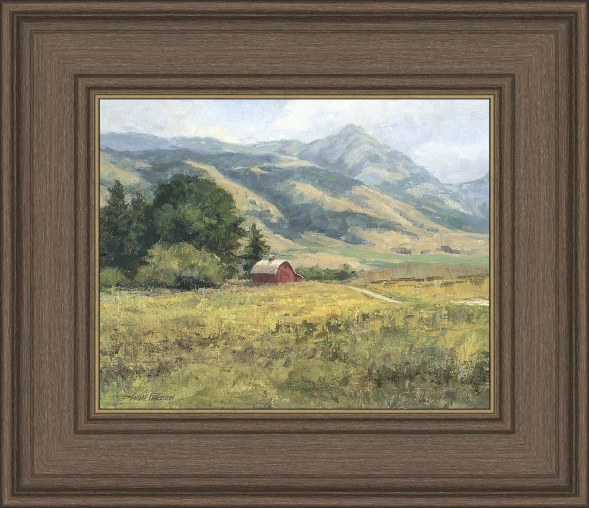 Red Barn in The Wilderness