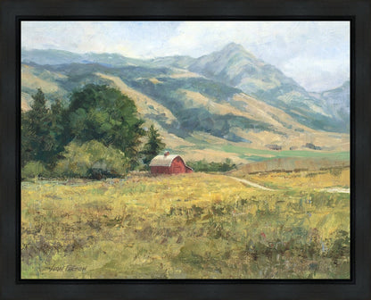 Red Barn in The Wilderness