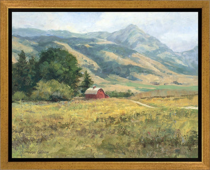 Red Barn in The Wilderness