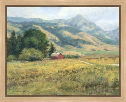 Red Barn in The Wilderness