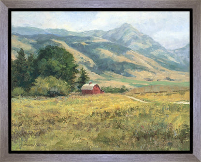 Red Barn in The Wilderness