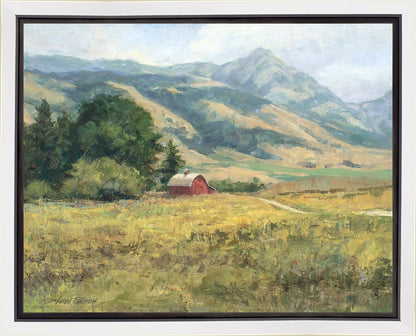 Red Barn in The Wilderness