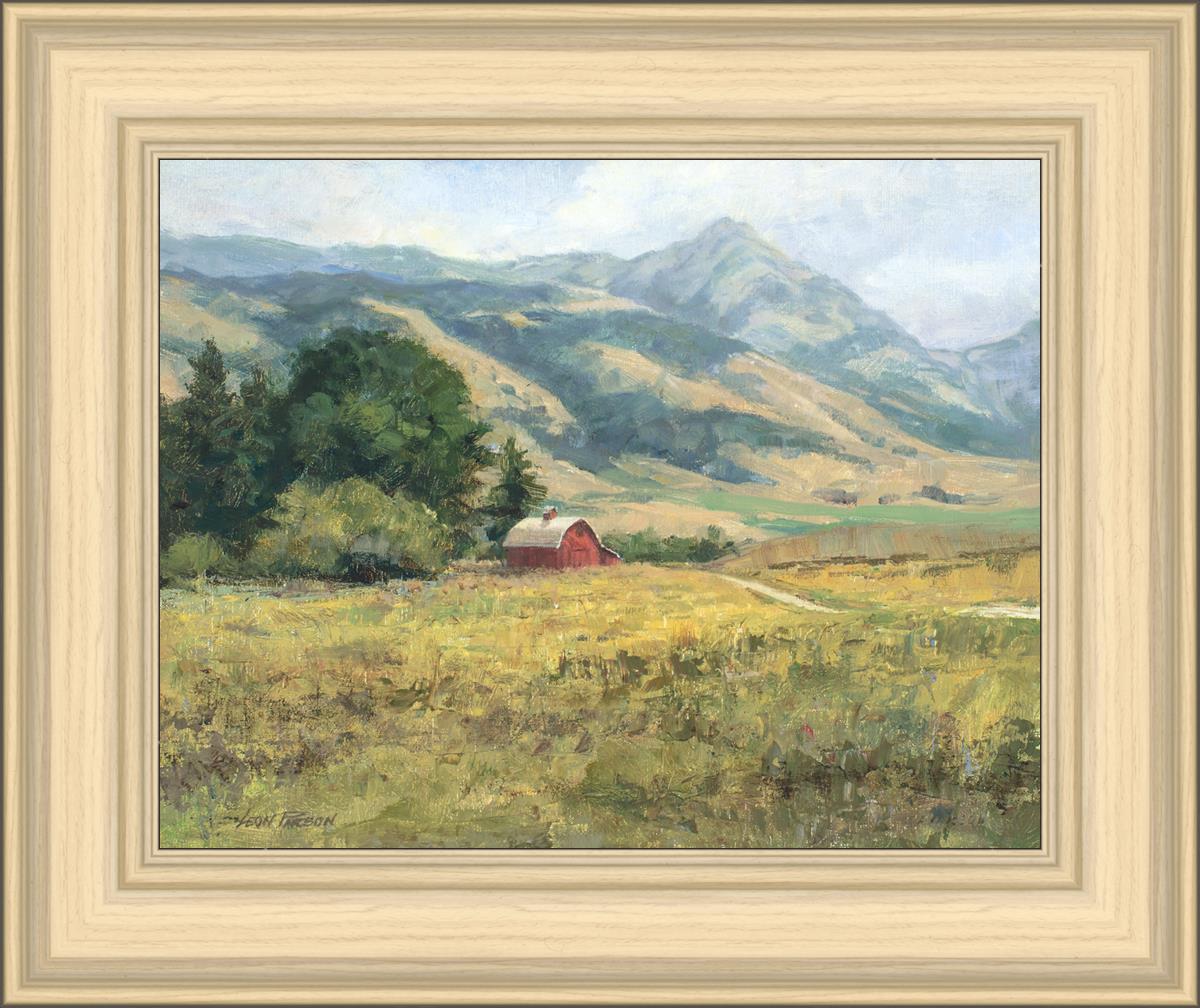 Red Barn in The Wilderness