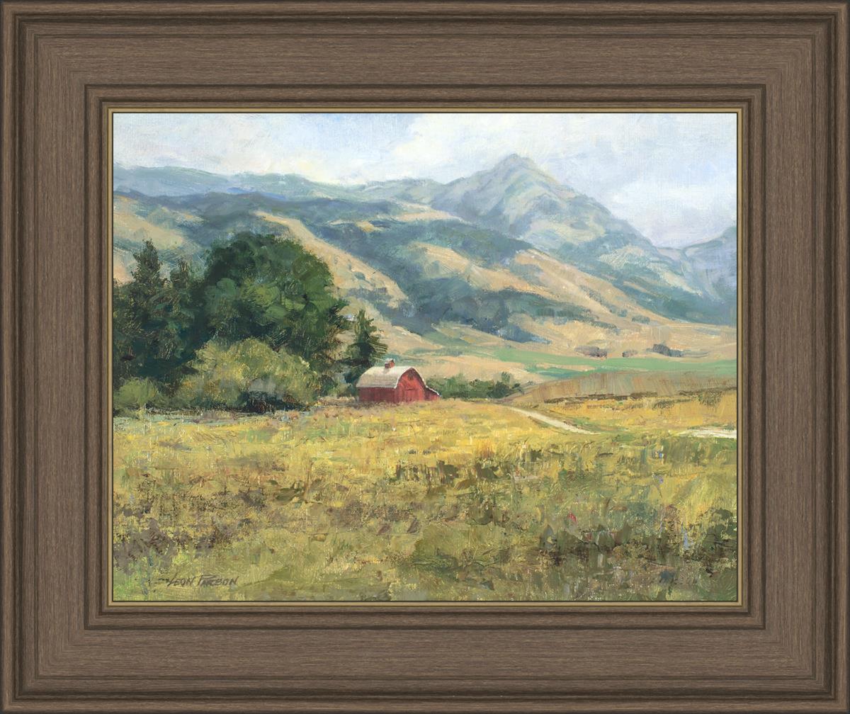 Red Barn in The Wilderness