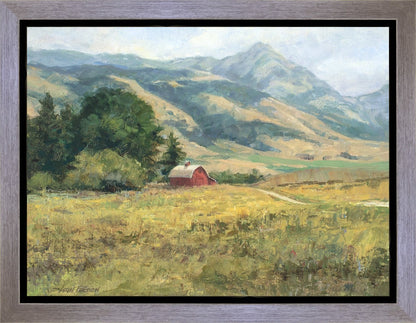 Red Barn in The Wilderness