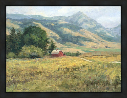 Red Barn in The Wilderness