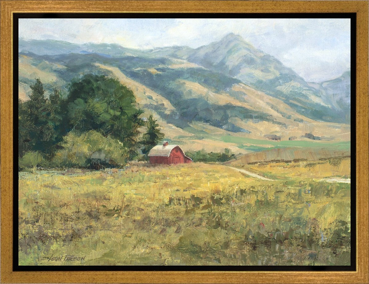 Red Barn in The Wilderness