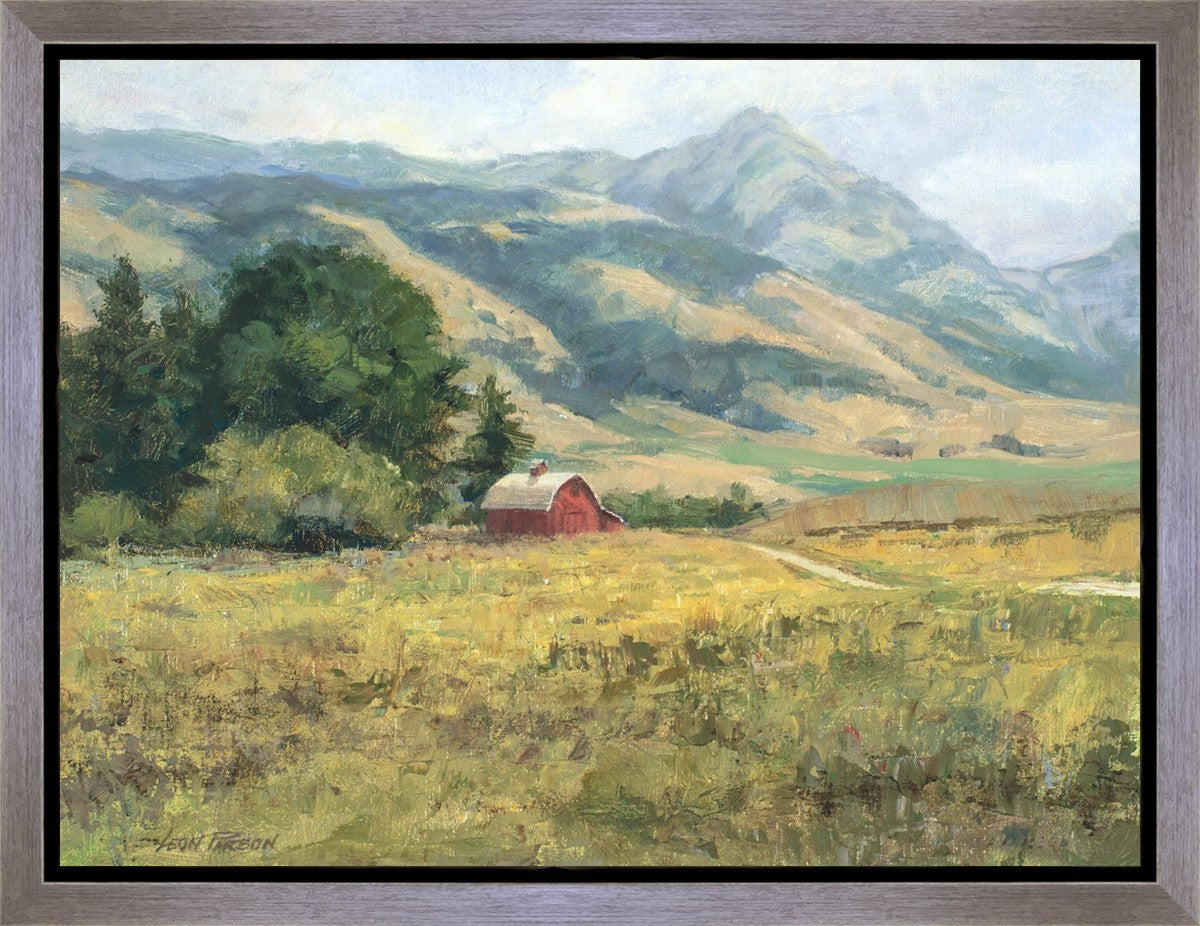 Red Barn in The Wilderness