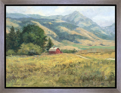 Red Barn in The Wilderness