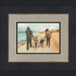 Family Walk On The Beach