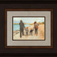 Family Walk On The Beach