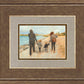 Family Walk On The Beach