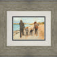 Family Walk On The Beach
