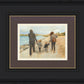 Family Walk On The Beach