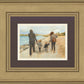 Family Walk On The Beach
