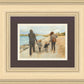 Family Walk On The Beach