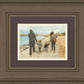 Family Walk On The Beach